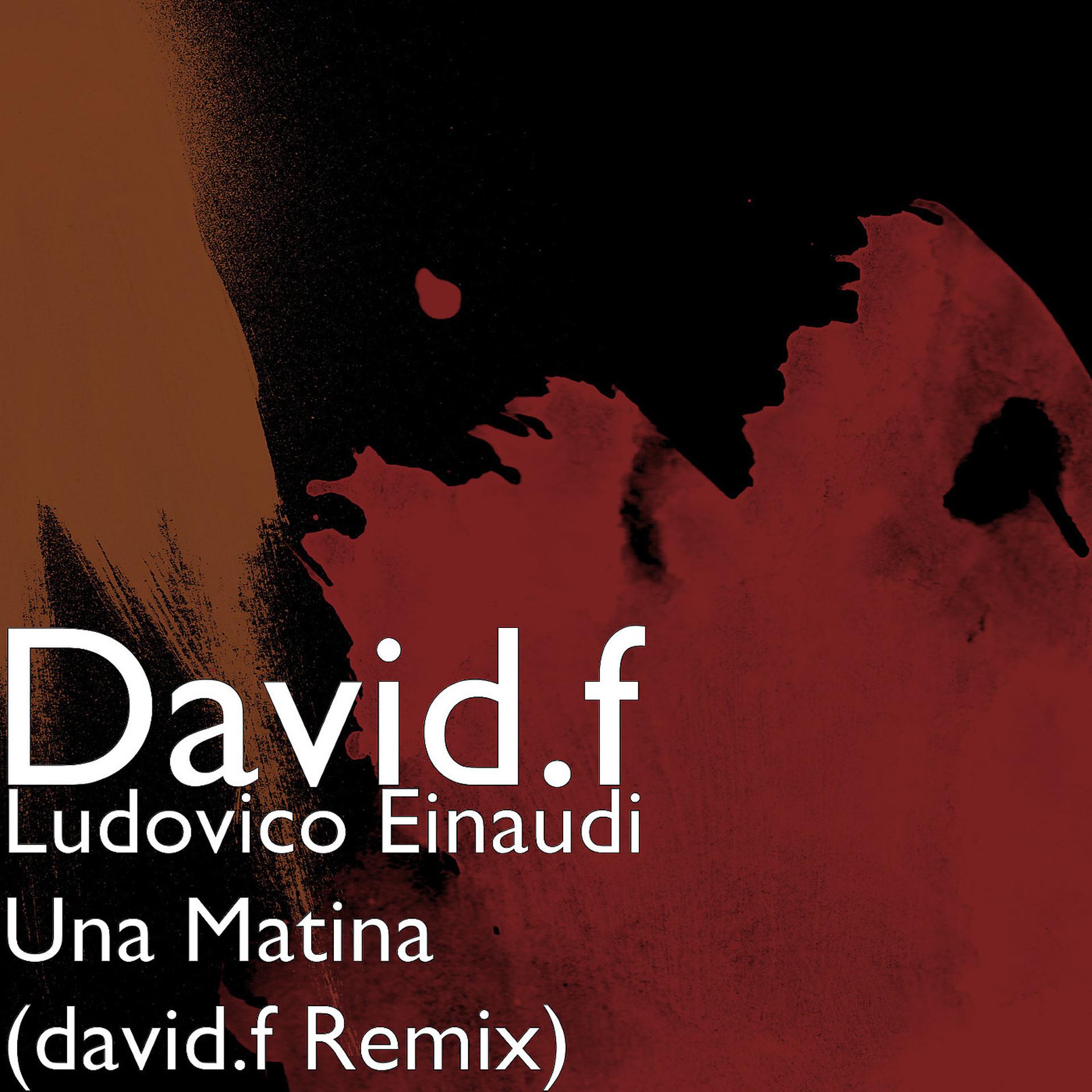 Постер альбома Ludovico Einaudi Una Matina (david.f Remix)