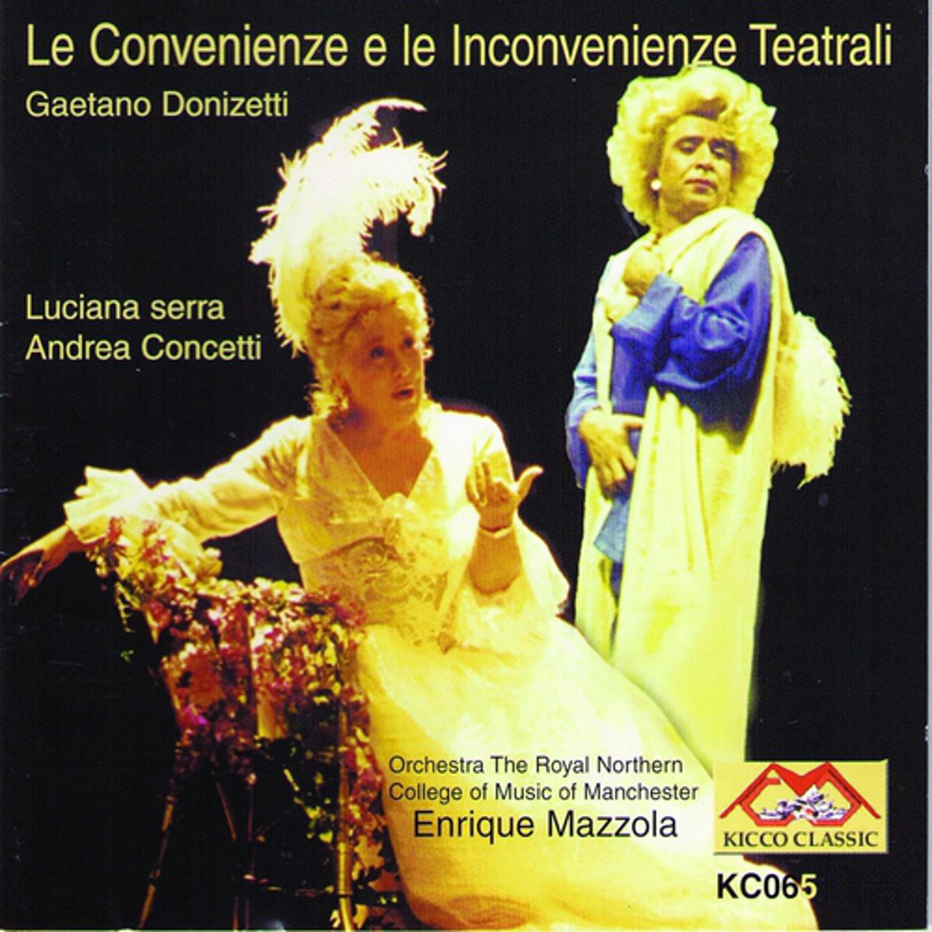Постер альбома Le convenienze e inconvenienze teatrali